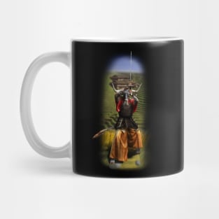 Exclusive Hand Drawn Samurai Bull | Samurai Collection Item-1 (Bull) | by Rendigart Studio Mug